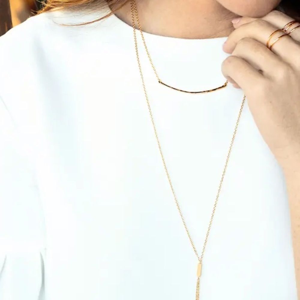 Gorjana Taner Bar Small Necklace
